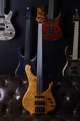 Germany Le Fay Remington Steele 4 PIPE stainless steel fingerboard electric bass