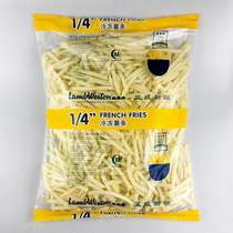 Blue Weston 1 4 French Fries Milk Tea Burger Shop Frozen Food Snacks Semi-finished French Fries 2kg per pack