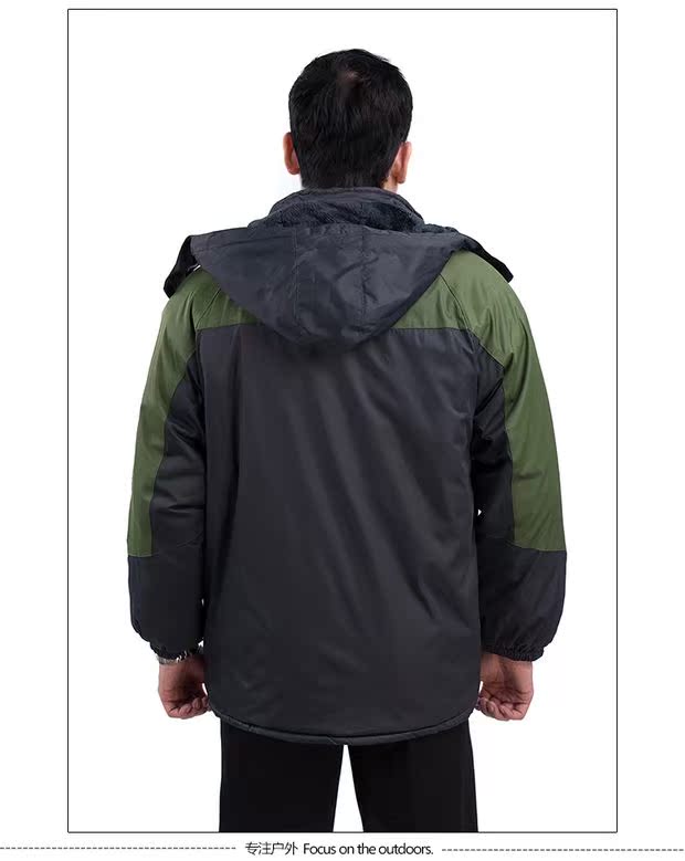 Áo khoác nam mùa đông ngắn, áo khoác cotton ngắn cộng với nhung dày chống thấm ấm áo khoác cotton áo khoác lạnh bảo vệ măng tô nam