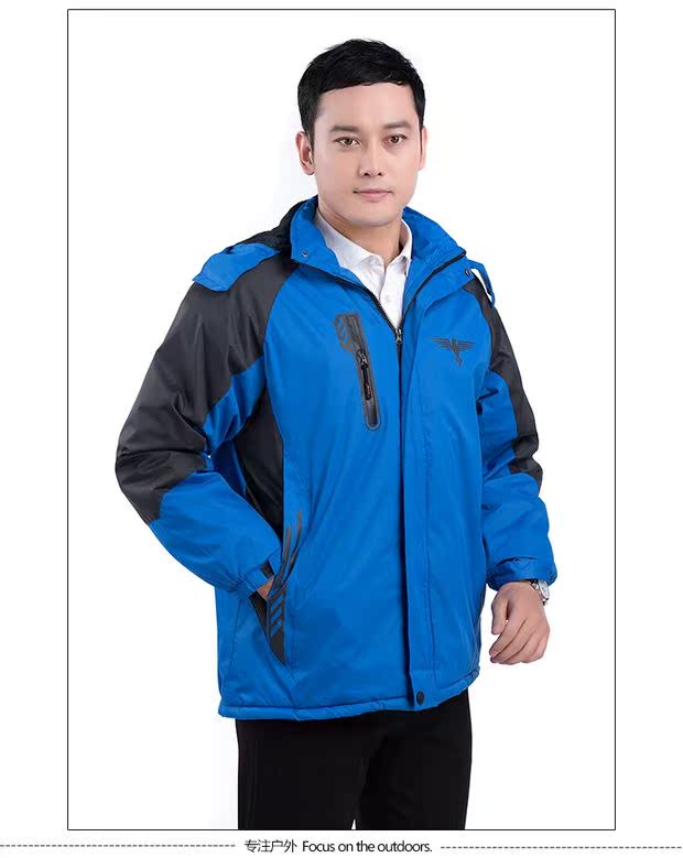 Áo khoác nam mùa đông ngắn, áo khoác cotton ngắn cộng với nhung dày chống thấm ấm áo khoác cotton áo khoác lạnh bảo vệ măng tô nam