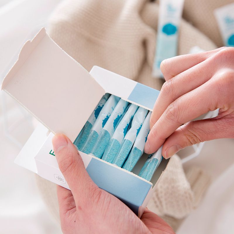 Japan travel portable laundry particles Small package laundry powder Concentrated laundry tablets Hand washing artifact long-lasting fragrance