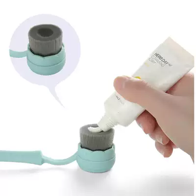 Japanese FASOLA long handle vertical ultra-fine nano bamboo charcoal soft hair wash face wash brush wash face artifact