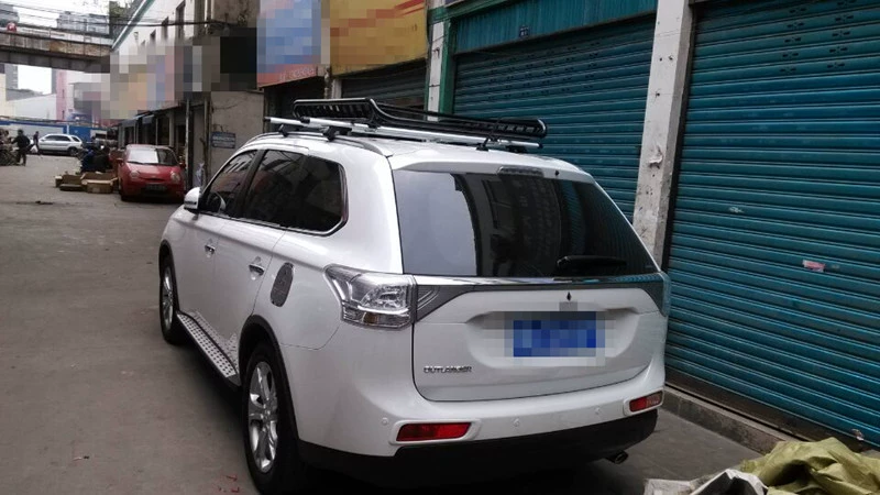 Đa năng nâng cấp giá nóc giá hành lý Crossbar Nhôm hợp kim đường sắt với ổ khóa Spotlight Bars - Roof Rack