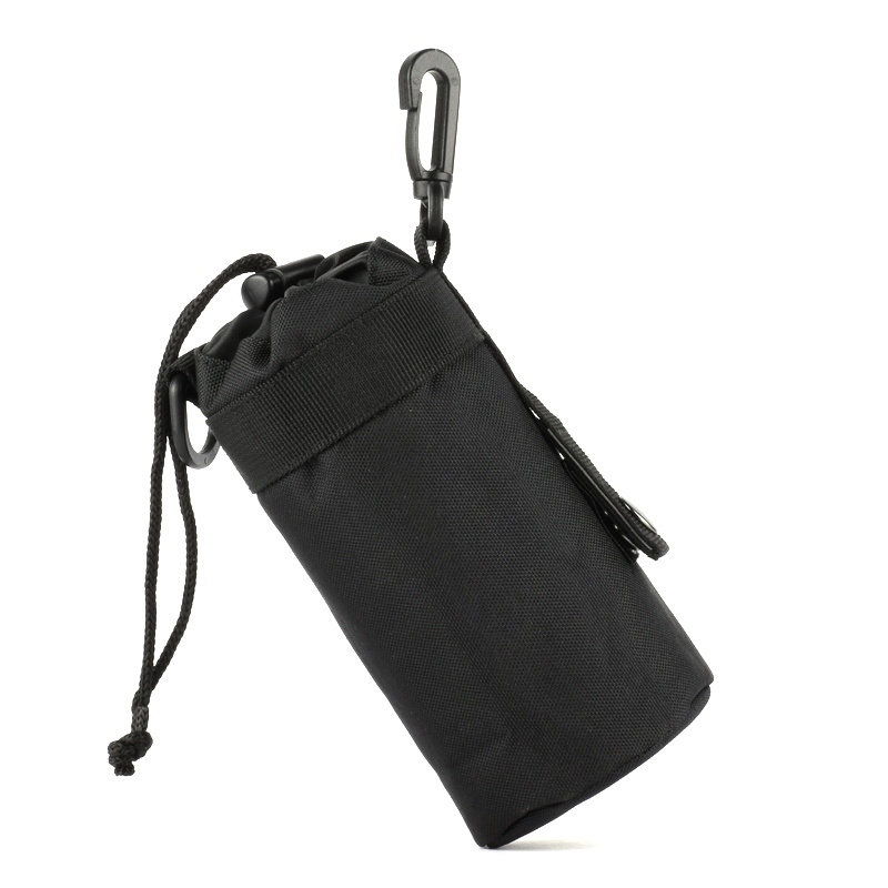Oxford cloth hanging buckle portable anti-fall thermos cup protective cover outdoor sports water cup bag diving material water bottle bag