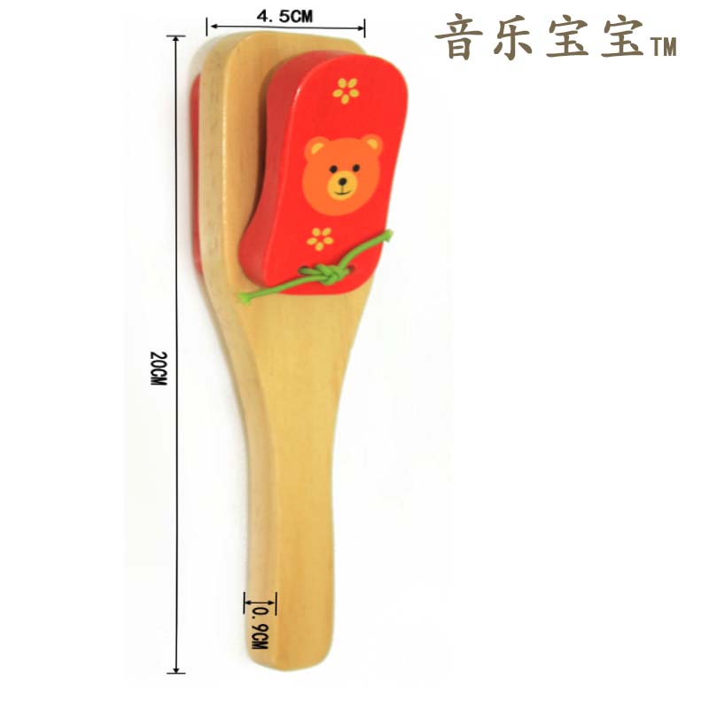 Các nhà sản xuất Chương trình khuyến mãi Tay cầm dài bằng gỗ Dụng cụ gõ cho trẻ em bằng gỗ Orff - Đồ chơi nhạc cụ cho trẻ em đàn trẻ em giá rẻ