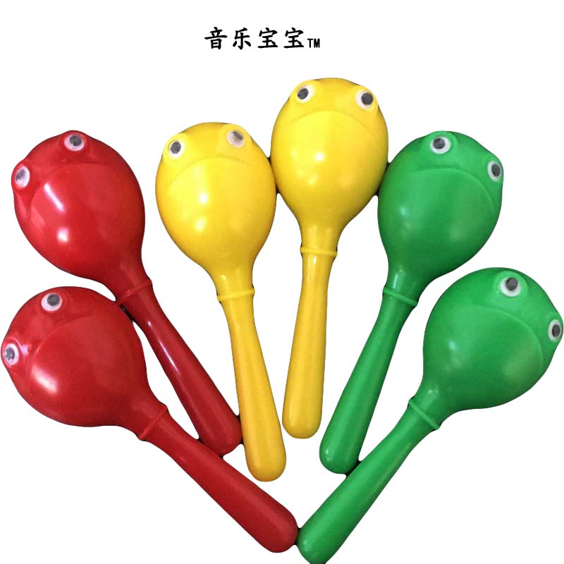 Nhà máy bán hàng trực tiếp Orff trẻ em bộ gõ giáo dục sớm đồ chơi âm nhạc dạy ếch hỗ trợ mặt cát búa cát bóng - Đồ chơi nhạc cụ cho trẻ em đàn organ đồ chơi cho be