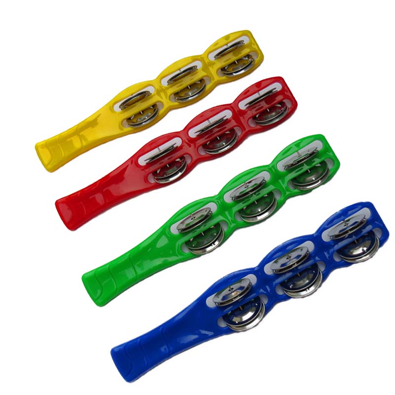 Các nhà sản xuất khuyến mãi Orff bộ gõ giáo dục sớm giáo dục âm nhạc hỗ trợ đồ chơi Nhựa 6 sáu chuông - Đồ chơi nhạc cụ cho trẻ em nhạc cụ cho bé