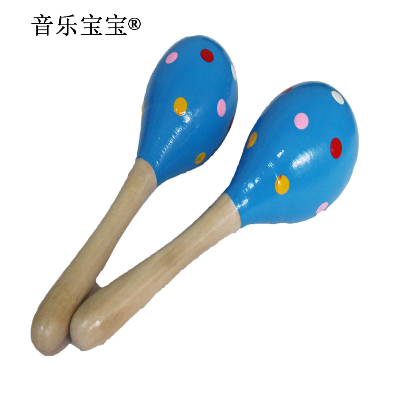 Búa cát nhỏ bằng tay nắm tay cầm gậy giáo dục sớm đồ chơi nghe thị giác đào tạo nhạc cụ Orff - Đồ chơi nhạc cụ cho trẻ em đàn gõ xylophone