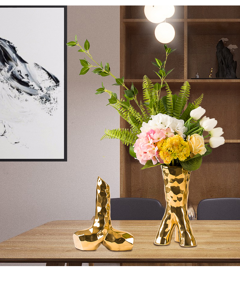 European I and contracted home decoration ceramic vase furnishing articles sitting room TV ark, simulation flower flower suit