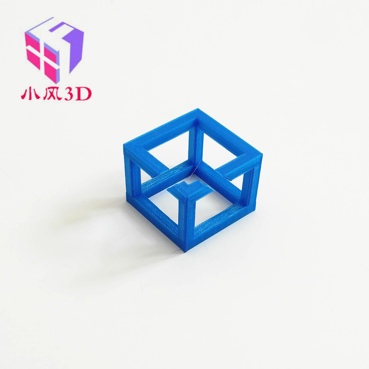 3D printing optical illusion model teaching mold geometry Impossible cube illusion