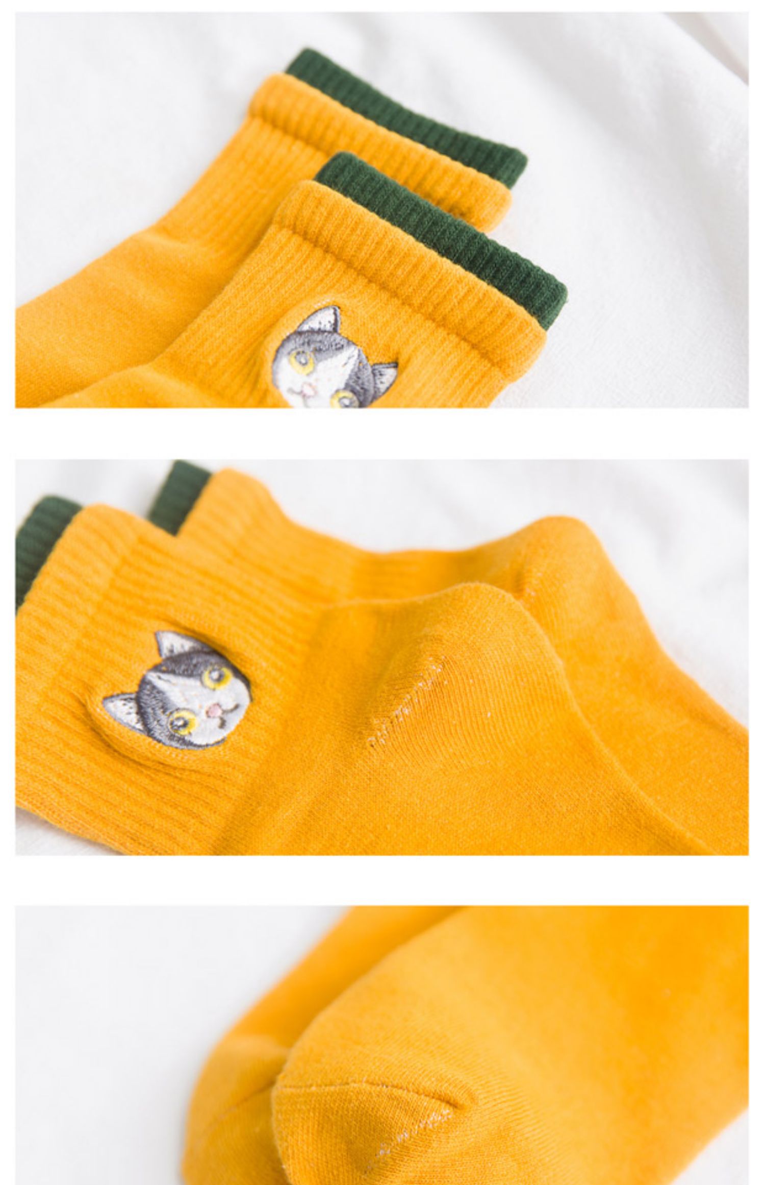 Vớ nữ ống vớ mùa hè Phiên bản Hàn Quốc Cô gái hoang dã cotton dễ thương Nhật Bản sinh viên thể thao bông thủy triều - Vớ sợi tre quần tất da siêu mỏng