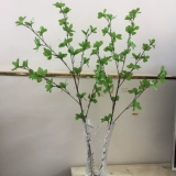 Северная симуляция зеленое растение Моделирование цветы японские висящие часы отдельные ветви пьяные деревянные листовые фальшивые ветви гостиная растения декоративные украшения