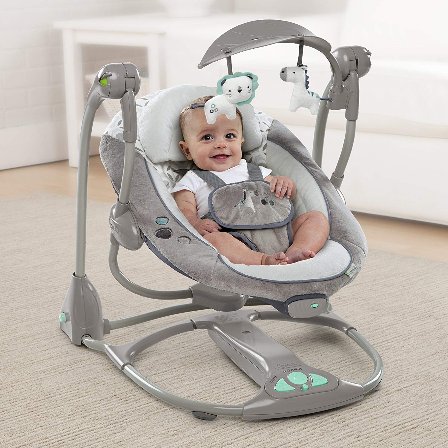Ingenuity American baby electric shake rocking chair coaxing doll artifact comfort chair baby music cradle bed