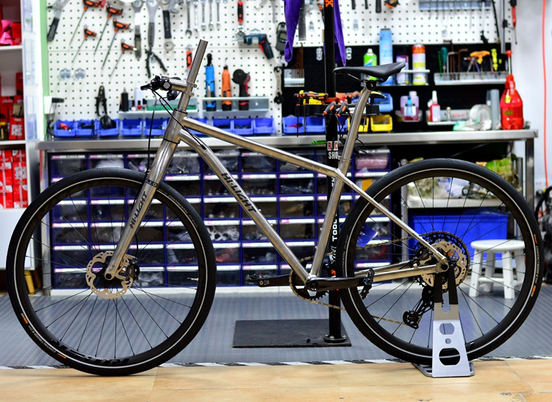 Yang Ge's High-End Titanium Alloy Shanma Mountain Bike DIY Assembly Bicycle for Travel and High-Speed Cycling M8.1