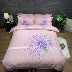 Cotton dày sinh thái chà nhám bốn mảnh bông màu vàng twill quilt quilt bìa mùa thu và mùa đông hoa hướng dương - Bộ đồ giường bốn mảnh chăn ga gối Bộ đồ giường bốn mảnh