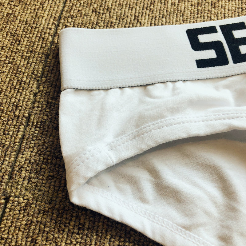 2 đồ lót nam Giới trẻ cotton gợi cảm eo thấp rắn màu tóm tắt tóm tắt chặt chẽ quần sịp cotton nam