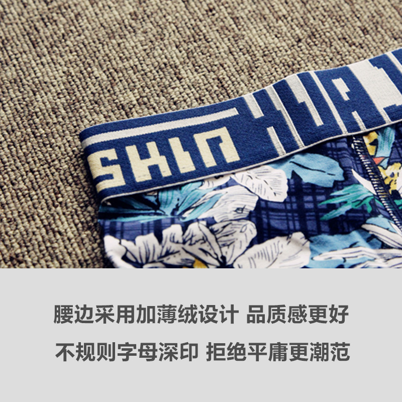 Tóm tắt Boxer cho nam Giới trẻ tuổi Đồ lót cotton Thấp Eo Thắt lưng Sexy Chất lượng Đồ lót Nam 1 Piece noi y dep