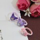 Sanrio Little Girl 아기 만화 멜로디 유구 개 오프닝 링 리틀 아이 링 유치원 액세서리 귀여운