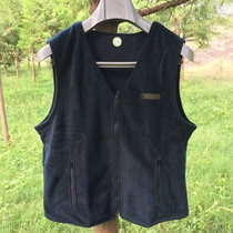 New-style velvet vest velvet vest navy blue style autumn and winter polar fleece warm velvet vest vest