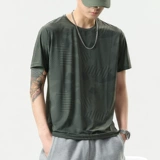 Тонкая быстросохнущая шелковая футболка с коротким рукавом, размер