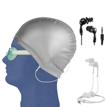 IPX8 waterproof swimming and running MP3 earphones in-ear earphones for diving enthusiasts who can’t get rid of the microphone and call earphones