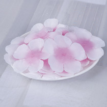 Creative photo props wedding hand flower simulation peach blossom pear blossom scene wedding bed decoration fake petals