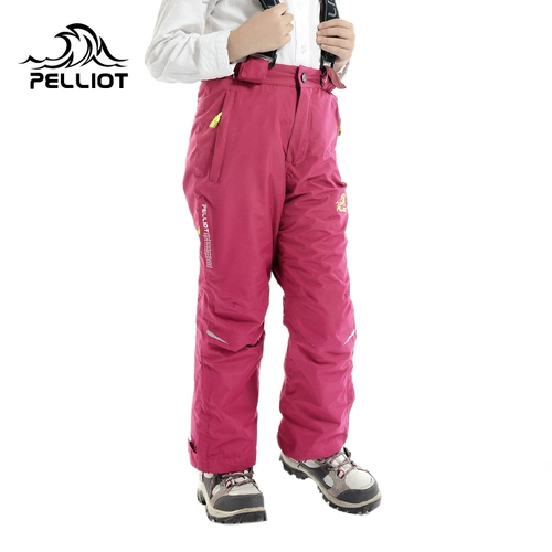 Дорожные детские водонепроницаемые удерживающие тепло дышащие бархатные съемные альпинистские штаны подходит для мужчин и женщин