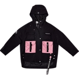 Черная дорожная ветрозащитная водонепроницаемая куртка