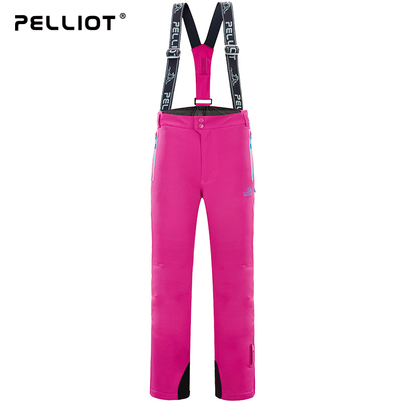 Burhy And Ski Pants Ladies Outdoor Warm Waterproof Breathable Professional Mountaineering Pants Thickened pant pants