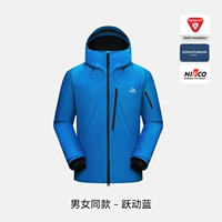 [Один стиль для мужчин и женщин] Яркий синий топ | Хлопок Gold Label P для обеспечения тепла и устойчивости к холоду.