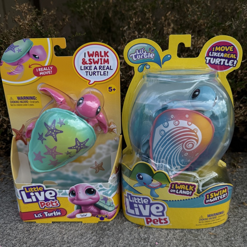 Littlelivepets Soft and Cute Little Turtle, Little Sea Turtle That Can Swim and Walk, Turtle Children's Toy