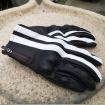 Spot Japanese imported prisoner gloves Harley retro shirt protected real-pipe motorcycle locomotive guard