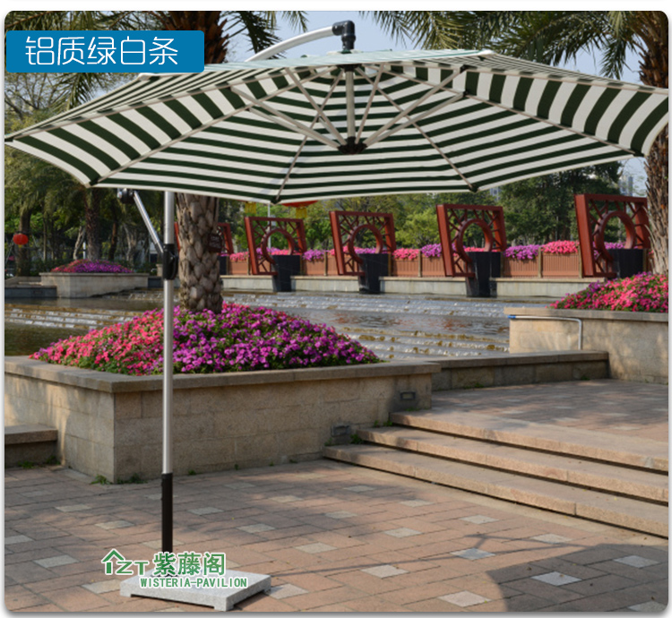 Ngoài trời ô 3 m lớn gấp chuối ô đồ nội thất ô ngoài trời patio ô gian hàng ô ô