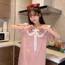 New Japanese sweet doll collar princess style nightdress female summer 2020 new pajamas dress home service