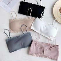 Beautiful back girls underwear students Korean version of the junior high school students camisole vest womens inner wear wrapped chest to prevent light exposure tube top