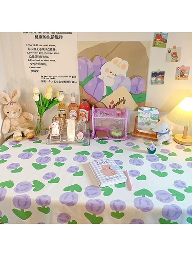 Книга из ткани для школьников, милый журнальный столик для спальни, обучающий настольный коврик для кровати