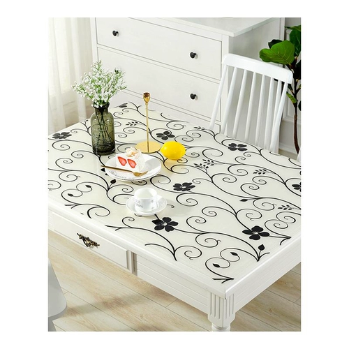 Стеклянный водонепроницаемый пластиковый прочный настольный коврик, защита от ожогов, увеличенная толщина