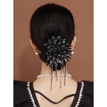 New style exquisite tassel flower headband mother style hair band 2023 jewelry ball headband hair rope hair rope for women