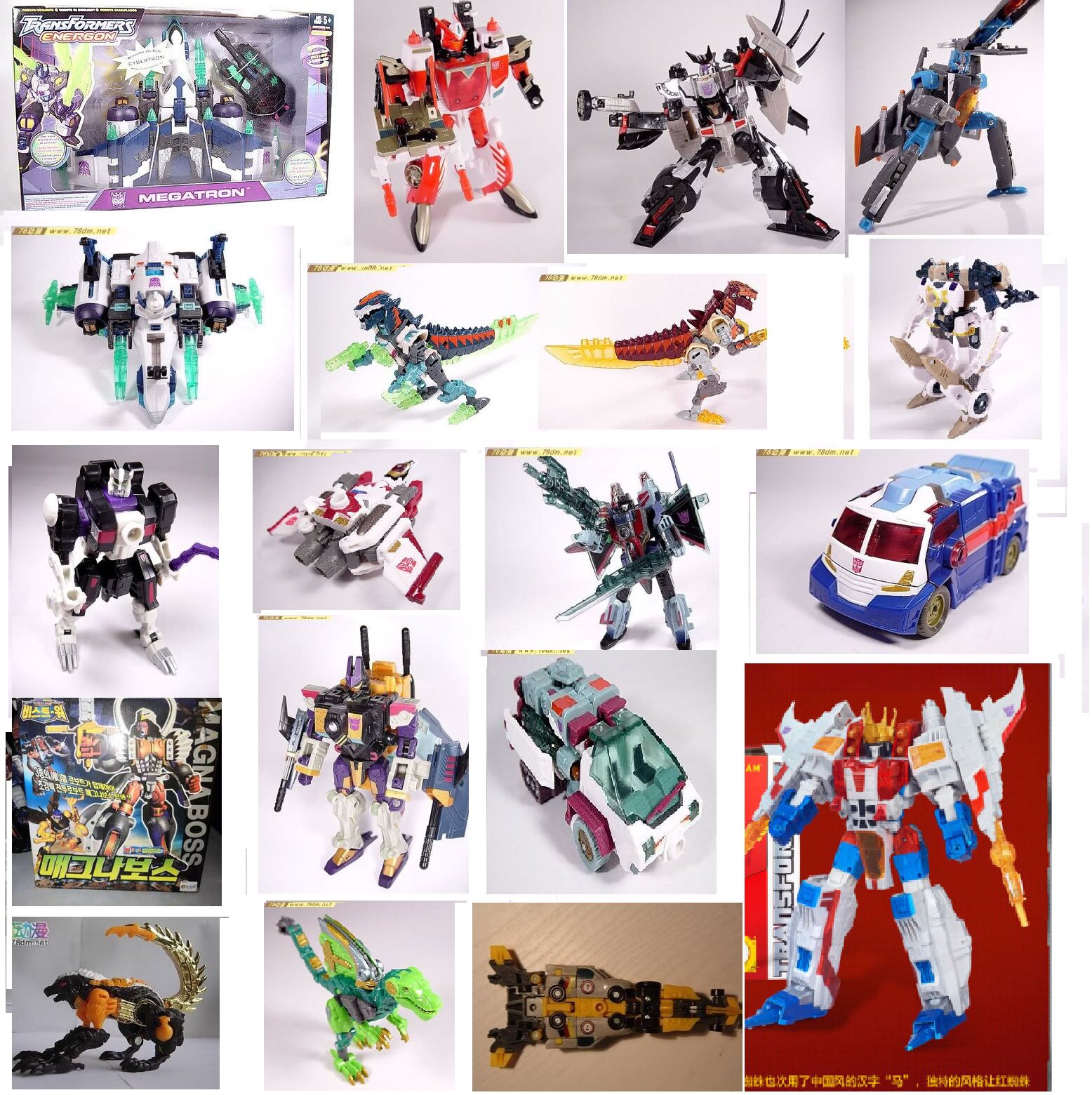 C version E version Fear beast Megatron shock break sky Thunder Starscream beyond the tow cable Tianxiang Snow Cat Phantom Admiral