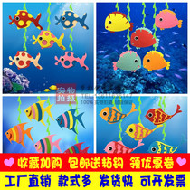 New semester school kindergarten opening corridor staircase hall decoration sunflower hanging sea theme wind decoration