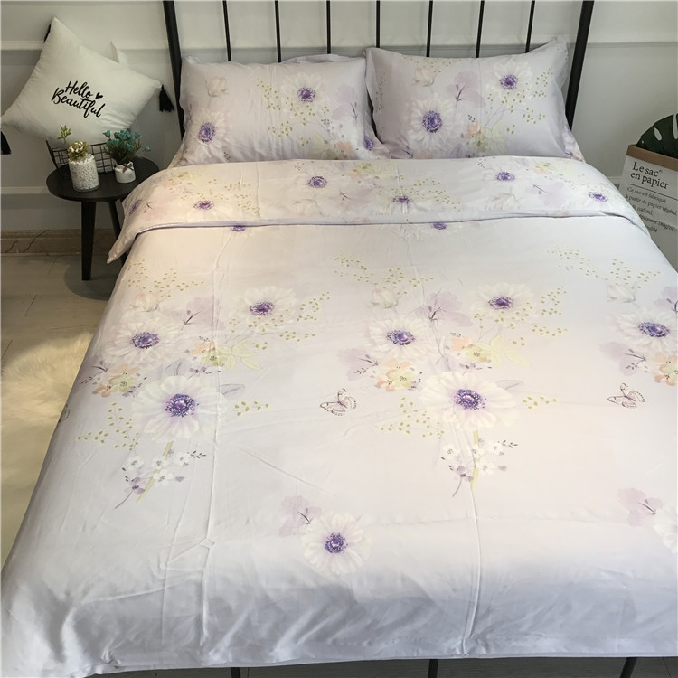 Mùa xuân và mùa hè 60 Tencel mảnh duy nhất quilt cover hai mặt lụa khỏa thân ngủ đơn sinh đôi ký túc xá được bao phủ 1.5 * 2 mét