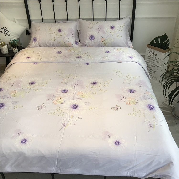 60 Tencel mảnh duy nhất quilt cover mùa xuân và mùa hè hai mặt lụa duy nhất đôi khỏa thân ngủ chăn sinh viên tấm 1.5 1.8 m