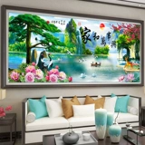 Вышитая линия печати с вышивкой Cross -STITCH 2019 Новая гостиная Home и Wanshu Xing Landscape Paint