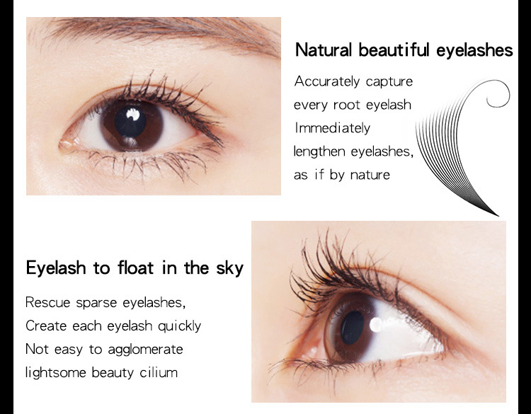 Macfee 玛 蔻 膜 mascara không thấm nước dày uốn cong dài không nở mi dài chất lỏng - Kem Mascara / Revitalash mascara 5x