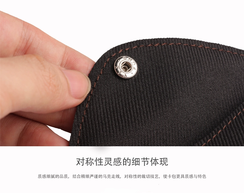 Mùa hè của Nam Giới Oxford Buka Túi của Nam Giới Thống Coin Purse Canvas Coin Thẻ Thẻ Gói Nữ Vải Lái Xe Giấy Phép Túi