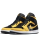 Air Jordan Joe 1 Chiến binh da đen AJ1 Đàn ông và phụ nữ thấp và giày bóng rổ cao và thấp 554724-610 màu đỏ đen