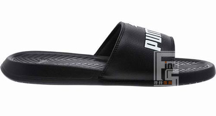 PUMA Hummer Popcat logo đen trắng đôi nam nữ dép thể thao giản dị 360265-10-12-01-25 dép uniqlo