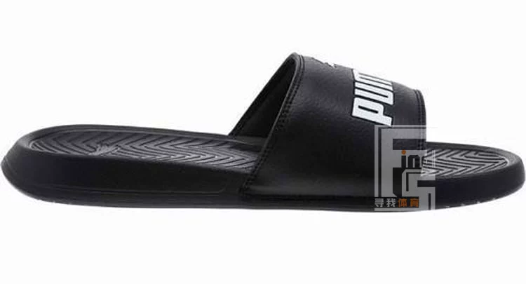 PUMA Hummer Popcat logo đen trắng đôi nam nữ dép thể thao giản dị 360265-10-12-01-25