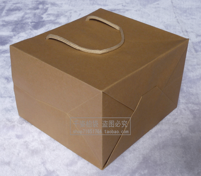 Thickened Kraft Paper Bag Widening Base Paper Bag Gift Bag Handbag Takeaway Package Bag Advertising Bag Print Customisation
