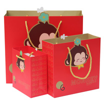 Gift Paper Bag Cartoon Creative Gift Bag Cute handbag Childrens birthday Back to gift bag paper bag Apparel bag